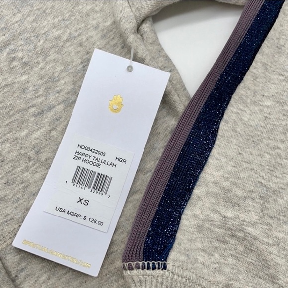 SOLD ON CROSSPOST NWT Spiritual Gangster Full Zip HAPPY Hoodie 💜💜 - Picture 5 of 7